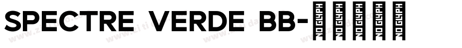 Spectre Verde BB字体转换